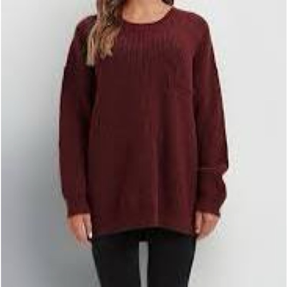 NWT oversized crewneck sweater